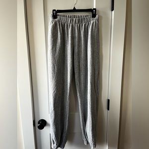 J Galt grey velour sweatpants, good condition.  One size